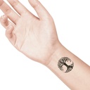 temporary tattoo preview image tree of life, For woman and childeren, skin safe tattoo, Ephemeral Tattoo Stamp for Body and Arm, Water Resistant